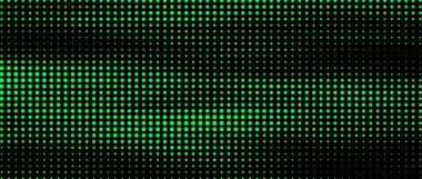 Bozuk kod. Vektör yarım ton dokusu. Sibernetik fütüristik arka plan. Büyük veri görselleştirmesi.