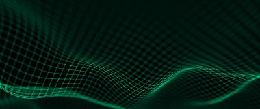 Ağ bağlantısı yapısı. Fütürist soyut ağ. Noktalar ve çizgiler arasındaki bağlantıyı göster. Büyük veri.