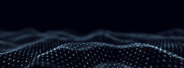 Bilgilerin yapısal bağlantısı. Ağ bağlantısında veri transferi. Soyut veri arkaplanı. Üç Boyut