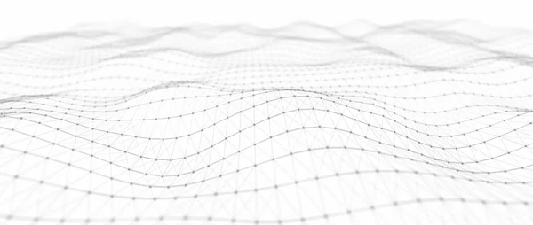 Abstract digital background. Network connection structure. Big data. Futuristic abstract wave.