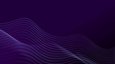 Soyut ses parçacıkları dalgası. Müzik için dengeleyici. Sinyal iletimi. Üç Boyut