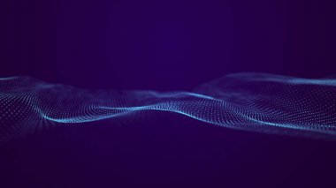 Geleceğin dalgası. Soyut teknoloji geçmişi. Büyük verilerin 3 boyutlu görüntülenmesi. Analitik sunum.