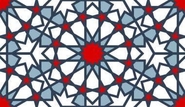 Arapça karo vektörü pürüzsüz desen.