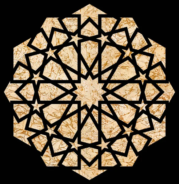 Arabeszk kerek geometriai elem — Stock Fotó