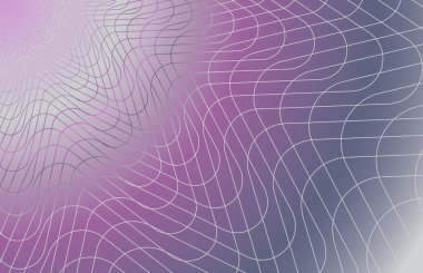 Guilloche vector background, thin wavy lines design