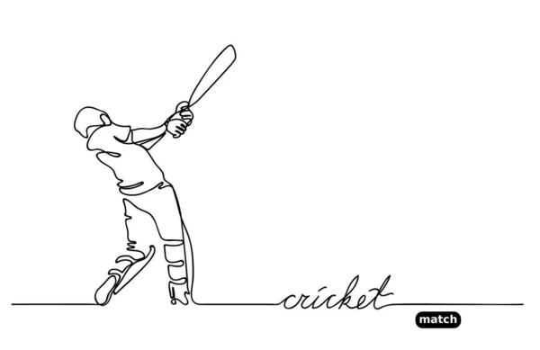 Крикет вектор простий фон . — стоковий вектор