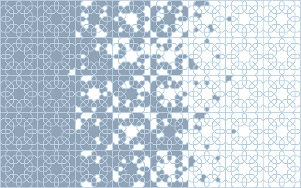 Arabesque tile seamless vector border. — Stockvektor