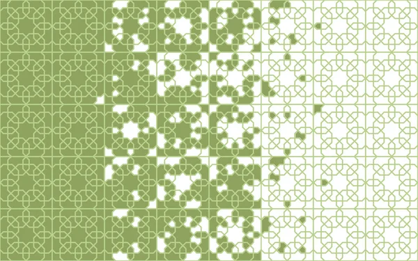 Arabic tile seamless vector pattern. — Stockvektor