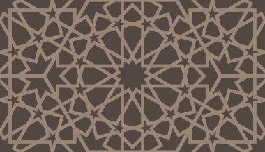 Arapça karo vektörü pürüzsüz desen.