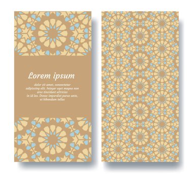 Davetiye ve kutlama için İslami kart