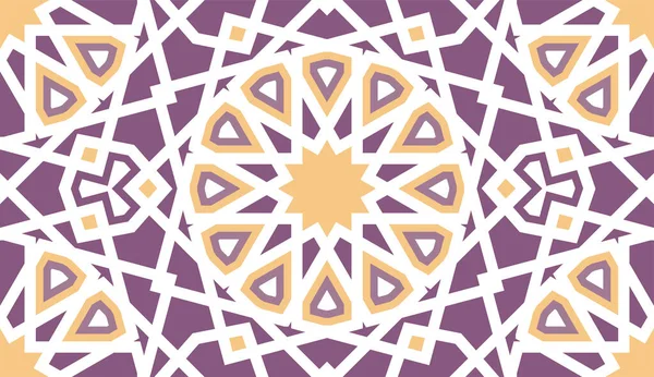 Arabic,islamic geometric tile vector seamless pattern. — Stock Vector