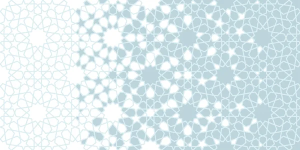 Geometrische halftoon textuur met blauwe tegel desintegratie — Stockvector