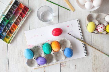 Paskalya için hazırlanıyor.