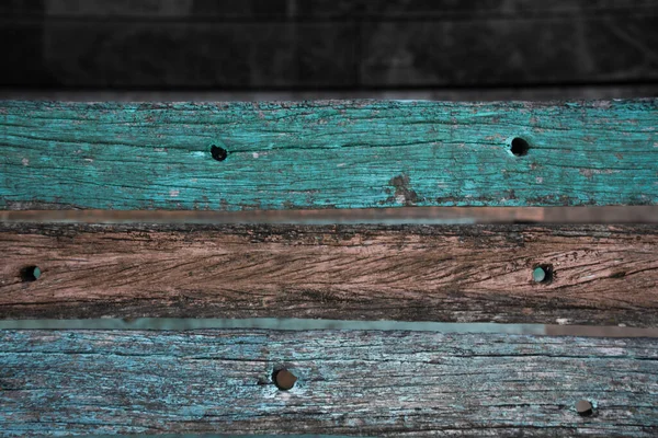 Buntes Strandholz Für Die Textur — Stockfoto