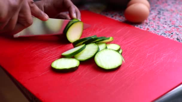 Time Lapse Chef Préparant Nourriture Dans Cuisine Heure Déjeuner — Video