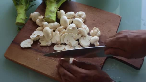 Top Melihat Orang Membuat Makanan Sehat Rumah — Stok Video