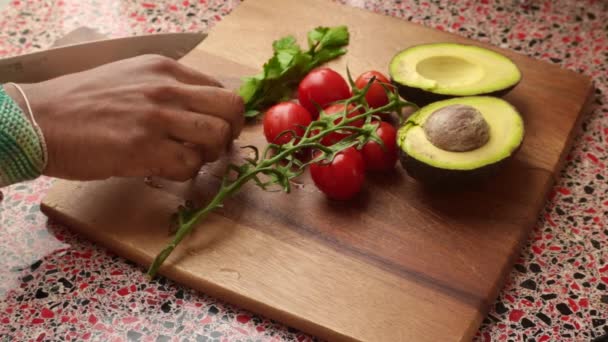 家里做的健康素食菜 — 图库视频影像