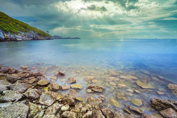 Srichang, Tayland 'da deniz manzarası