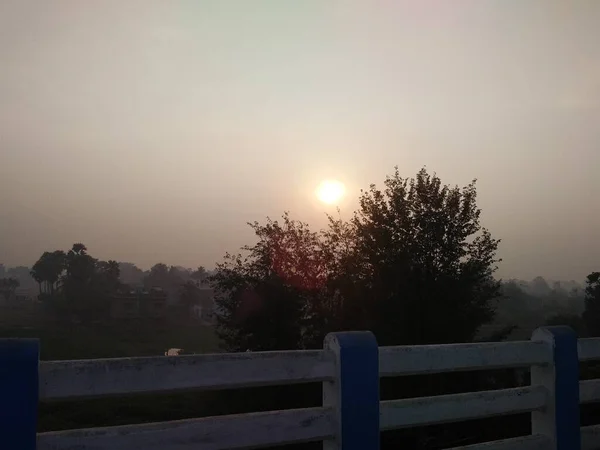 Вид Восход Солнца — стоковое фото