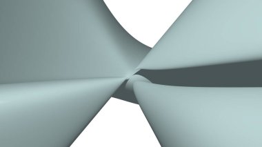 Çeşit çeşit ışık ve gölgelerle donuk turkuaz rengin eğimli geometrik desenlerinin kaotik üç boyutlu soyut arka planı