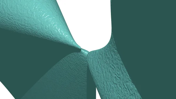 Математическая Форма Монохромного Трехмерного Монохромного Трехмерного Изогнутого Абстрактного Фона Простых — стоковое фото