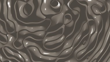 Taupe renginin basit desenlerinin üç boyutlu soyut arkaplanı ışıklandırma ve çeşitli uygulamalar için gölgeler