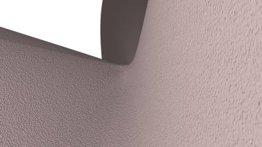 Matematiksel şekil pembe kahverengi tek renkli 3D kıvrımlı arkaplan resmi düz benekli desenlerden yapılmıştır.