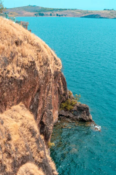 Tanganyika Gölü Üzerindeki Uçurum Manzarası — Stok fotoğraf