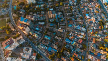 Barış, şehir Dar es Salaam cenneti havadan görünümü