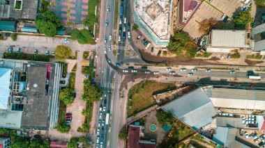 Barış, şehir Dar es Salaam cenneti havadan görünümü