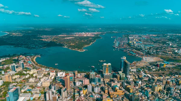 Aerial View Haven Peace City Dar Salaam — Stock Photo, Image