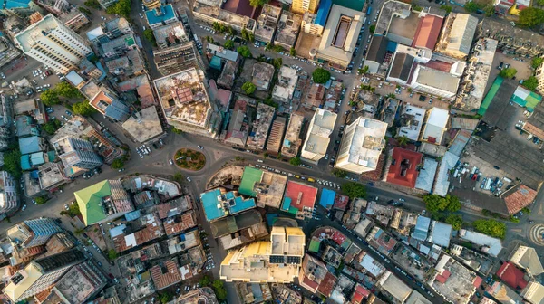 Flygfoto Över Den Lugn Oas Staden Dar Salaam — Stockfoto