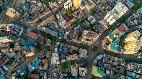 Воздушный Вид Гавань Мира Город Дар Салам — стоковое фото