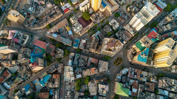 Flygfoto Över Den Lugn Oas Staden Dar Salaam — Stockfoto