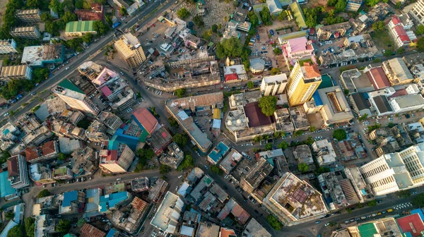 Flygfoto Över Den Lugn Oas Staden Dar Salaam — Stockfoto