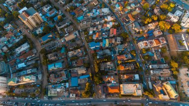 Barış, şehir Dar es Salaam cenneti havadan görünümü