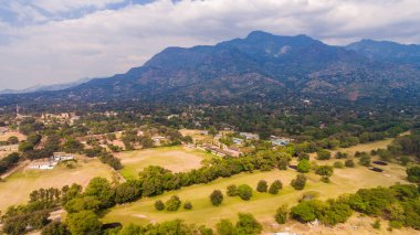 Morogoro kasabasının hava manzarası