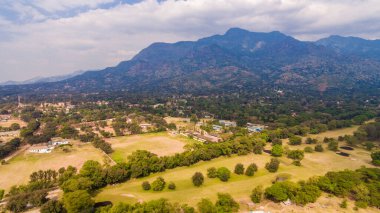 Morogoro kasabasının hava manzarası