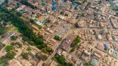 Morogoro kasabasının hava manzarası