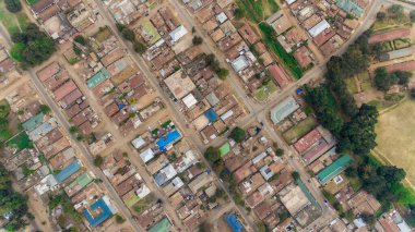 Morogoro kasabasının hava manzarası