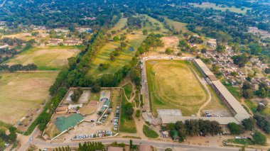 Morogoro kasabasının hava manzarası