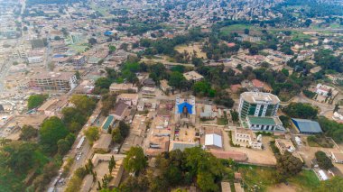 Morogoro kasabasının hava manzarası