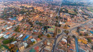 Morogoro kasabasının hava manzarası
