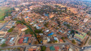 Morogoro kasabasının hava manzarası