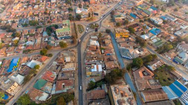 Morogoro kasabasının hava manzarası