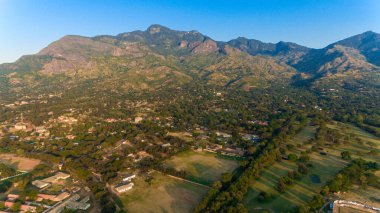 Morogoro kasabasının hava manzarası