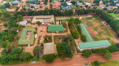 Morogoro kasabasının hava manzarası