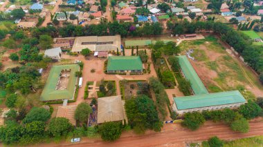 Morogoro kasabasının hava manzarası