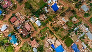 Morogoro kasabasının hava manzarası
