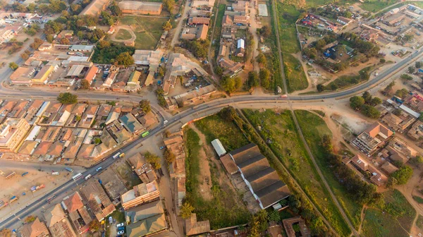 Vista Aerea Della Città Morogoro — Foto Stock